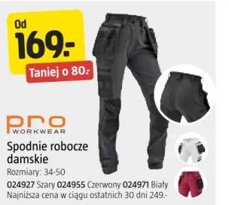 spodnie robocze damskie