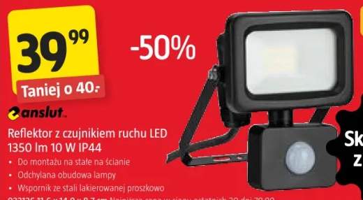 reflektor z czujnikiem