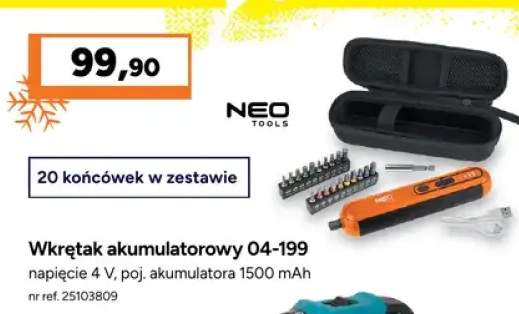 wkrętak akumulatorowy