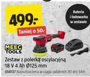 Zestaw z polerką oscylacyjną 18 V 4 Ah 165 mm