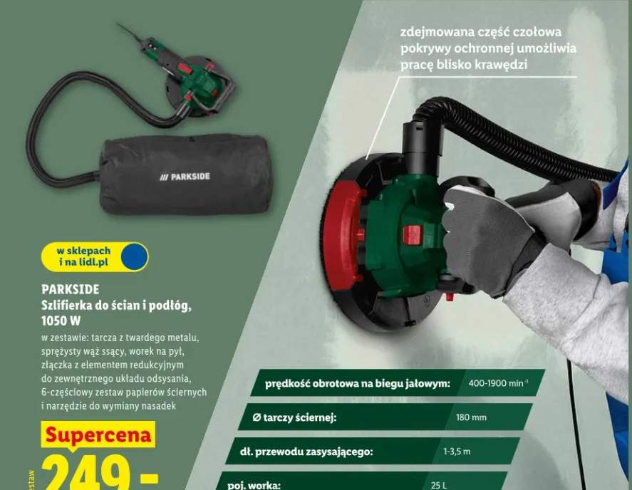 szlifierka do powierzchni gipsowych