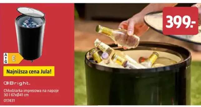 Chłodziarka imprezowa na napoje 30 l 67x Ø41 cm