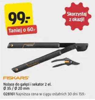 Nożyce do gałęzi i sekator 2 el. Ø 35 / Ø 20 mm