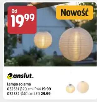 Lampa solarna Ø20 cm IP44