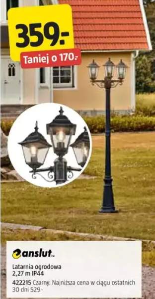 Latarnia ogrodowa 2,27 m IP44