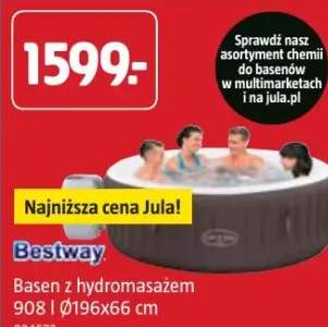 Basen z hydromasażem Bestway 908l Ø196x66cm