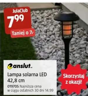 Lampa solarna LED Anslut 42,8cm