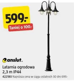 Latarnia ogrodowa Anslut 2,3m IP44
