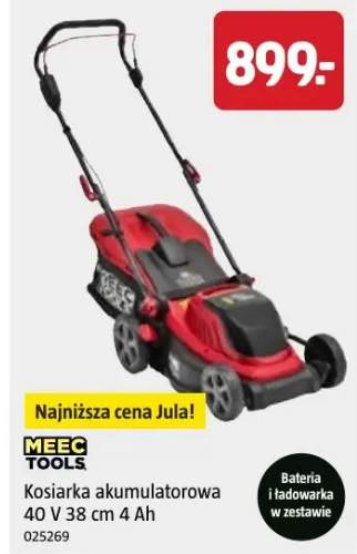 Kosiarka akumulatorowa Meec Tools 40V 38cm 4Ah