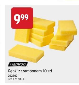 Gąbki z szamponem Hamron 10-pak