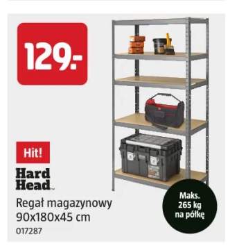 Regał magazynowy Hard Head 90x180x45 cm