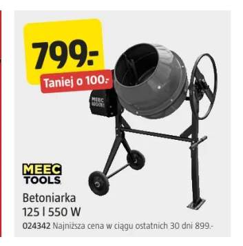 Betoniarka MEEC TOOLS