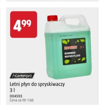 Letni płyn do spryskiwaczy Hamron