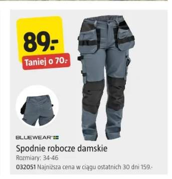 Spodnie robocze damskie Bluewear