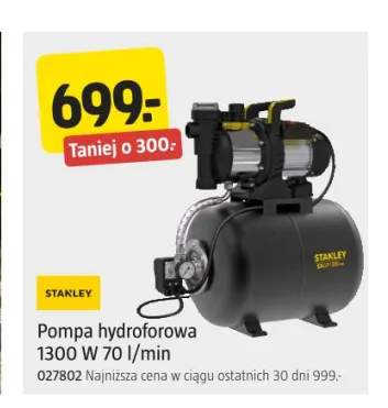 Pompa hydroforowa Stanley