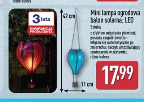 lampa ogrodowa solarna
