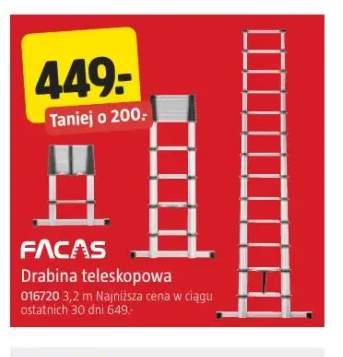 Drabina teleskopowa Facas