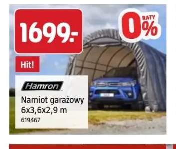Namiot garażowy 6x3,6x2,9 m Hamron