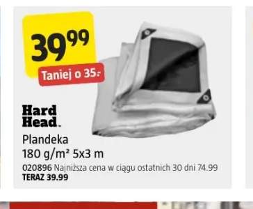 Plandeka 180 g/m² 5x3 m Hard Head