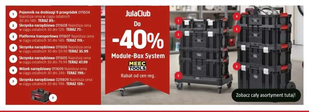 Module-Box System Meec Tools +7 wariantów