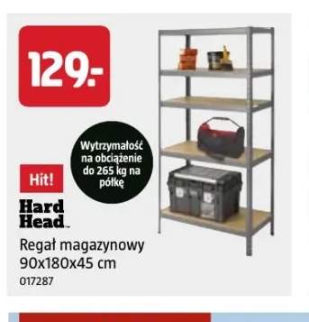 Regał magazynowy 90x180x45 cm Hard Head
