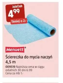 Ściereczka do mycia naczyń 4,5 m Menuett