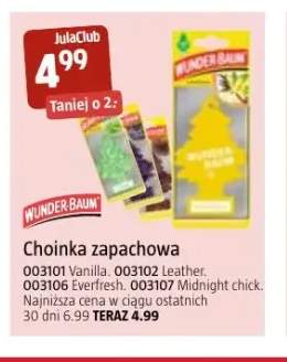 Choinka zapachowa Vanilla Wunder-Baum +3 warianty