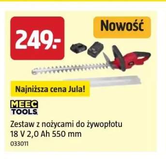 Zestaw z nożycami do żywopłotu 550 mm Meec Tools