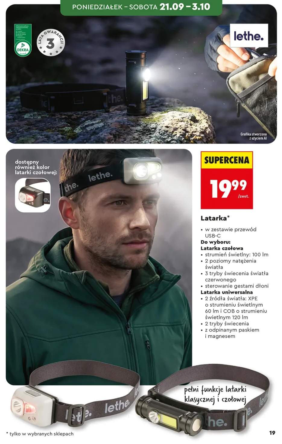 latarka czołowa