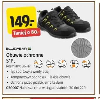 Obuwie ochronne S1PL Bluewear