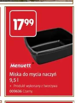 Miska do mycia naczyń 9,5 l Menuett