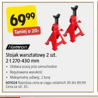 Stojak warsztatowy 2 t 270-430 mm 2-pak Hamron