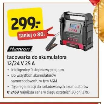 Ładowarka do akumulatora 25A Hamron