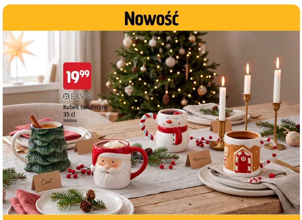 Kubek świąteczny 35cl Ekvip