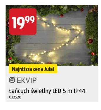 Łańcuch świetlny LED 5 m IP44 Ekvip