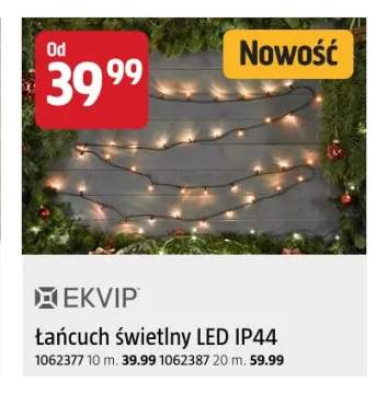 Łańcuch świetlny LED 10 m IP44 Ekvip +1 wariant
