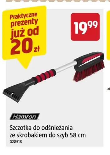 Szczotka do odśnieżania ze skrobakiem do szyb 58 cm Hamron