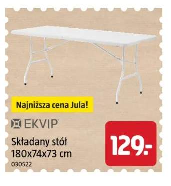 Składany stół 180x74x73 cm Ekvip