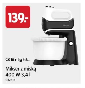 Mikser z miską 3,4 l Bright