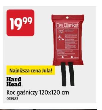 Koc gaśniczy 120x120 cm Hard Head