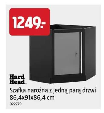 Szafka narożna z jedną parą drzwi 86,4x91x86,4 cm Hard Head
