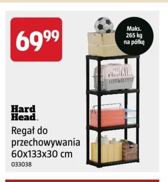 Regał do przechowywania 60x133x30 cm Hard Head