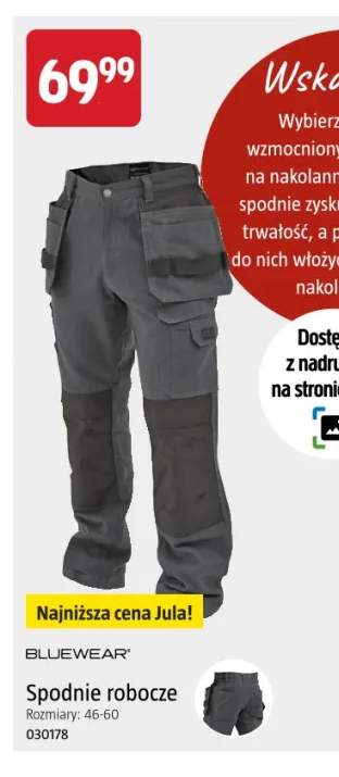 Spodnie robocze Bluewear