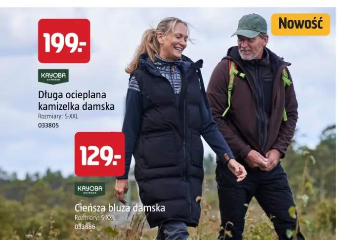 Cieńsza bluza damska Kayoba Outdoor +1 wariant