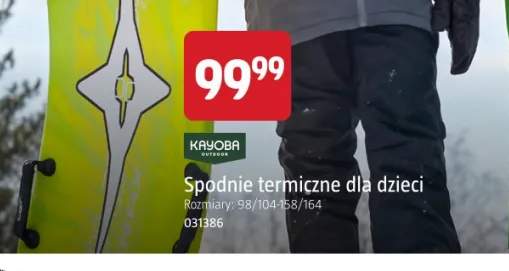 Spodnie termiczne dla dzieci Kayoba Outdoor