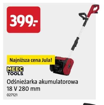 Odśnieżarka akumulatorowa 280 mm Meec Tools