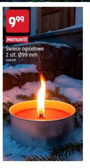 Świece ogrodowe 2-pak Menuett