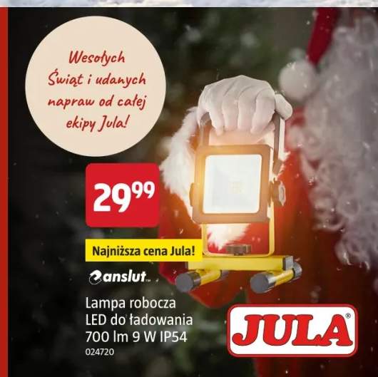Lampa robocza LED do ładowania Anslut